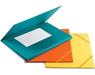 Папка для бумаг на резинках «Форпус» для 300 листов (желтая)