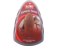 Губка для натирания обуви «KIWI Express Sponge» <nobr>(коричневая)</nobr>