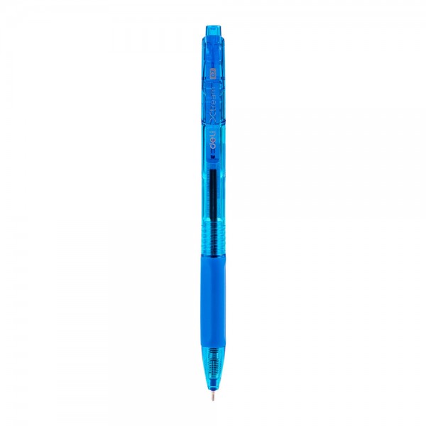 Lodīšu pildspalva Deli Xtream Q21-BL, 0.7mm, automātiska, zila