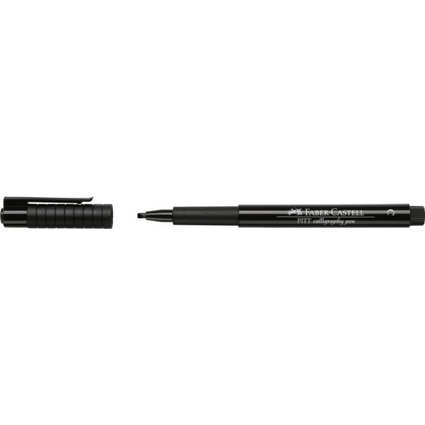 Kaligrāfijas flomasters Faber Castell Pitt Artist Pen, 199 melns