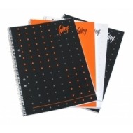 Rūtiņu klade ar spirāli College Supreme, A4, 80 lapas, mīkstos vākos