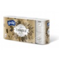 Tualetes papīrs GRITE Ecological 3 sl., baltā krāsā, 8 gab./iepak., 14.85m., 135 loksnes