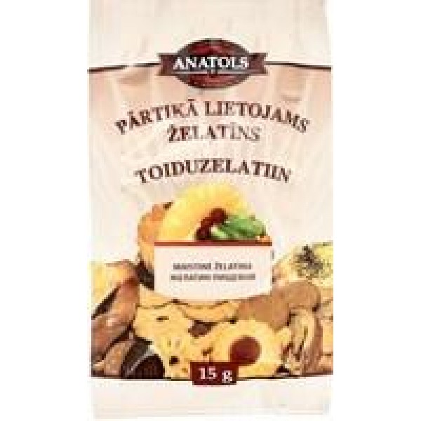 Pārtikā lietojams želatīns ANATOLS, 15g