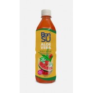 Aloe Vera un arbūzu sulas dzēriens ar alvejas mīkstumu (56%) BONSU, 500ml, PET (DEP)