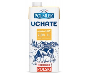 Piens UHT POLMLEK Uchate, 2%, 1l