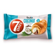 7DAYS Double kruasāns ar kakao un kokosriekstu pildījumu 60g