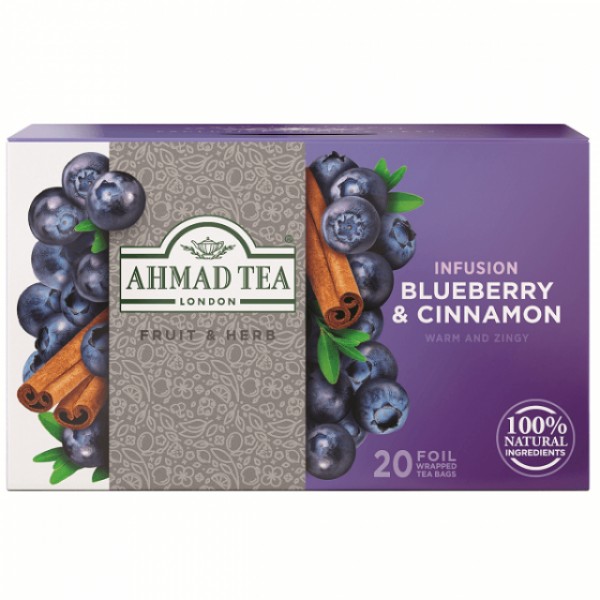 Ahmad  Tēja 20' Alu Blueberry & Cinnamon