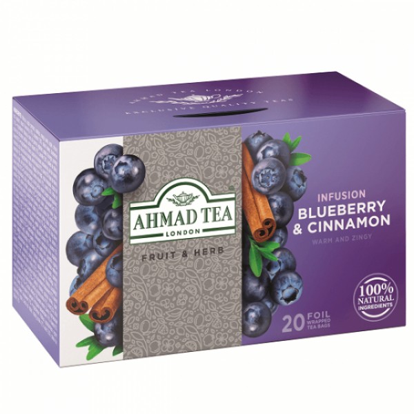 Ahmad  Tēja 20' Alu Blueberry & Cinnamon