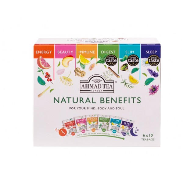 Ahmad  Tēja 10 g Alu Natural Benefits Selection, 6x10