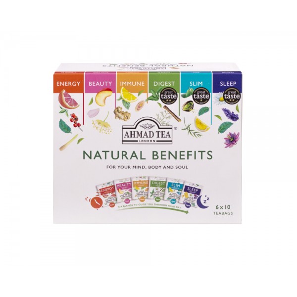 Ahmad  Tēja 10 g Alu Natural Benefits Selection, 6x10