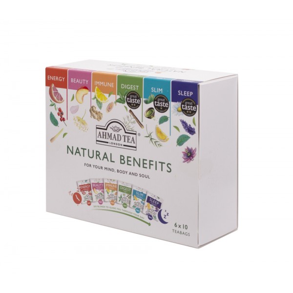 Ahmad  Tēja 10 g Alu Natural Benefits Selection, 6x10