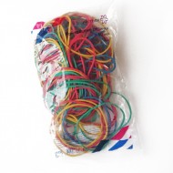 Krāsainas kancelejas gumijas Attomex, Ø60mm, 100g/iep, asorti