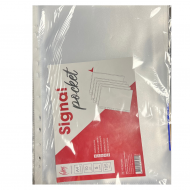 Dokumentu kabata College Signal, A4, 105mic, 10gab/iep, matēta, asorti