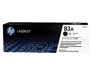 HP 83A (CF283A) Toner Cartridge, Black