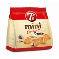 7DAYS kruasāni MINI ar kakao un vaniļas pildījumu 185g