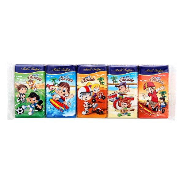 Piena šokolāde MAITRE TRUFFOUT, 5x15g