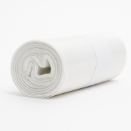 Atkritumu maisi 60L, 64x84cm, balti, HDPE, MULTIPACK, 15gab/rul, 25rul,kastē