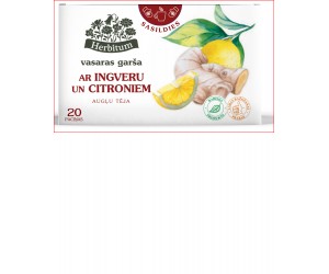 Augļu tēja HERBITUM ar Ingveru un citroniem, 2gx20gab