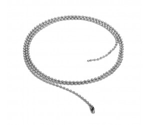 Ķēde identifikācijas kartei 70cm, hromēta