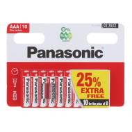 Baterijas Panasonic Red Zinc, R03RZ, AAA, 10gab/iep