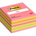 **Līmlapiņu kubs POST-IT 450l, 76x76mm, neona rozā