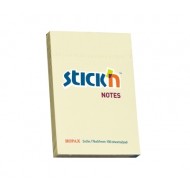 Līmlapiņas StickN 21006, 51x76mm, 100 lapiņas, gaiši dzeltenas