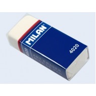 Dzēšgumija Milan 4020, 55x23x13mm, balta