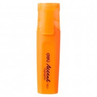 Teksta marķieris Deli Accent 1-5mm, nošķelts, oranžs