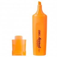 Teksta marķieris Deli Accent 1-5mm, nošķelts, oranžs