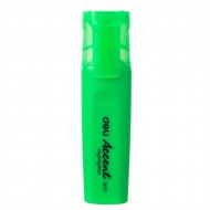 Teksta marķieris Deli Accent 1-5mm, nošķelts, zaļš