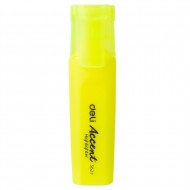 Teksta marķieris Deli Accent 1-5mm, nošķelts, dzeltens