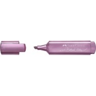 Teksta marķieris Faber-Castell TL46 Metallic 1-5mm, nošķelts, Brilliant Ruby