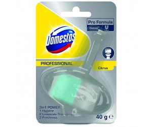 DOMESTOS RIM BLOCK CITRUS Tualetes ieliktnis 40gr, 12 gab/iep.