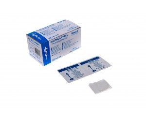 Salvetes injekcijām ar spirtu 65 mm x 30 mm 2 kārtu N100 Romed