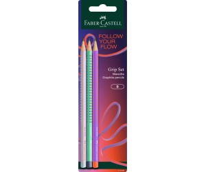 Zīmuļu komplekts Faber-Castell Grip Flow Edition HB, 3gab/iep