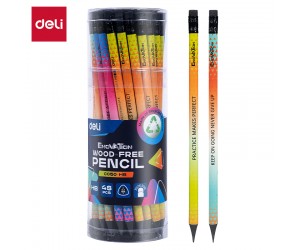 Zīmulis ar dzēšgumiju Deli C050, HB
