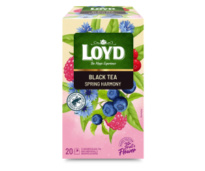 Melnā tēja LOYD Spring Harmony 20x1,75 g