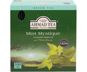 Ahmad zaļā tēja "Mint Mystique", 100 tējas maisiņi folijas aploksnēs