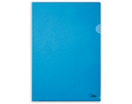 Папка-уголок «Форпус» для документов (плотная) A4, 1 шт. (синяя матовая)