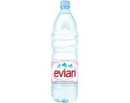 Minerālūdens “Evian” (1.5 L), plastmasas pudelē