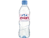 Minerālūdens “Evian” (0.5 L), plastmasas pudelē