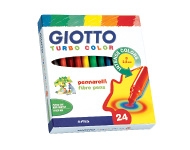 Flomāsteri “Giotto Turbo Color” (24 krāsas)