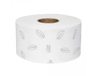 Tualetes papīrs TORK Advanced Mini Jumbo T2 (2 sl., 9.7 cm x 170 m, baltā krāsā ar lapiņām)