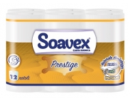 Туалетная бумага «SOAVEX Prestige» 3 слоя <nobr>(упак. 8 рулонов)<nobr>