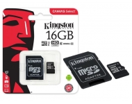 Kingston MicroSDHC 16GB U1 Canvas Select