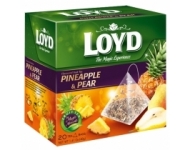 Фруктовый чай LOYD PYRAMIDS Ананас и груша, 20 пакетиков