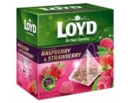  Фруктовый чай LOYD PYRAMIDS Малина и клубника, 20 пакетиков