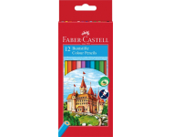 Цветные карандаши Faber-Castell Castle,Loss 12-цветов+ точилка