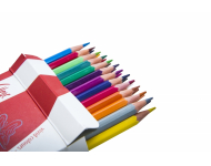 Цветные карандаши College 24 цвета пластиковые